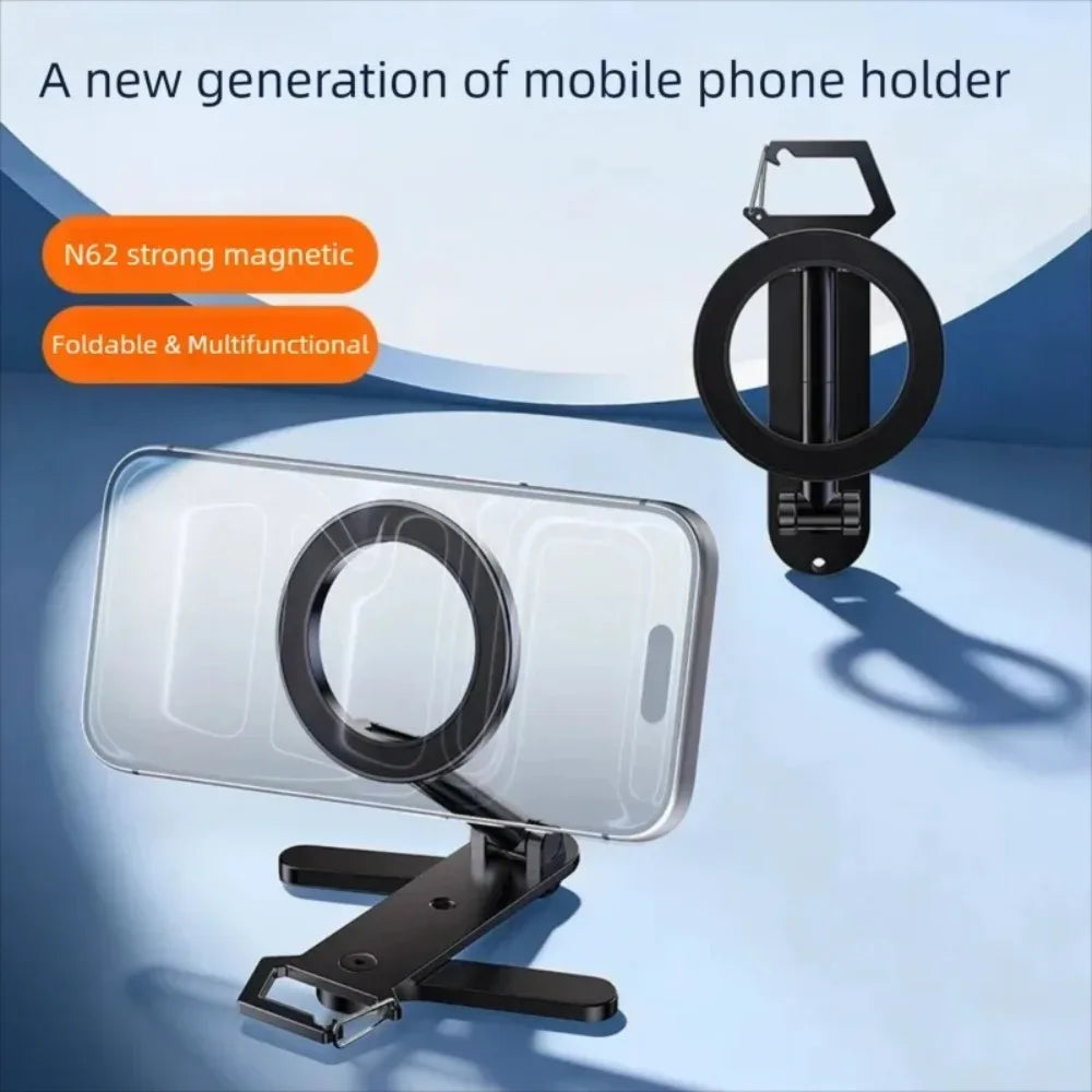 Support Magnétique 720° Rotatif pour Téléphone – Trépied Pliable