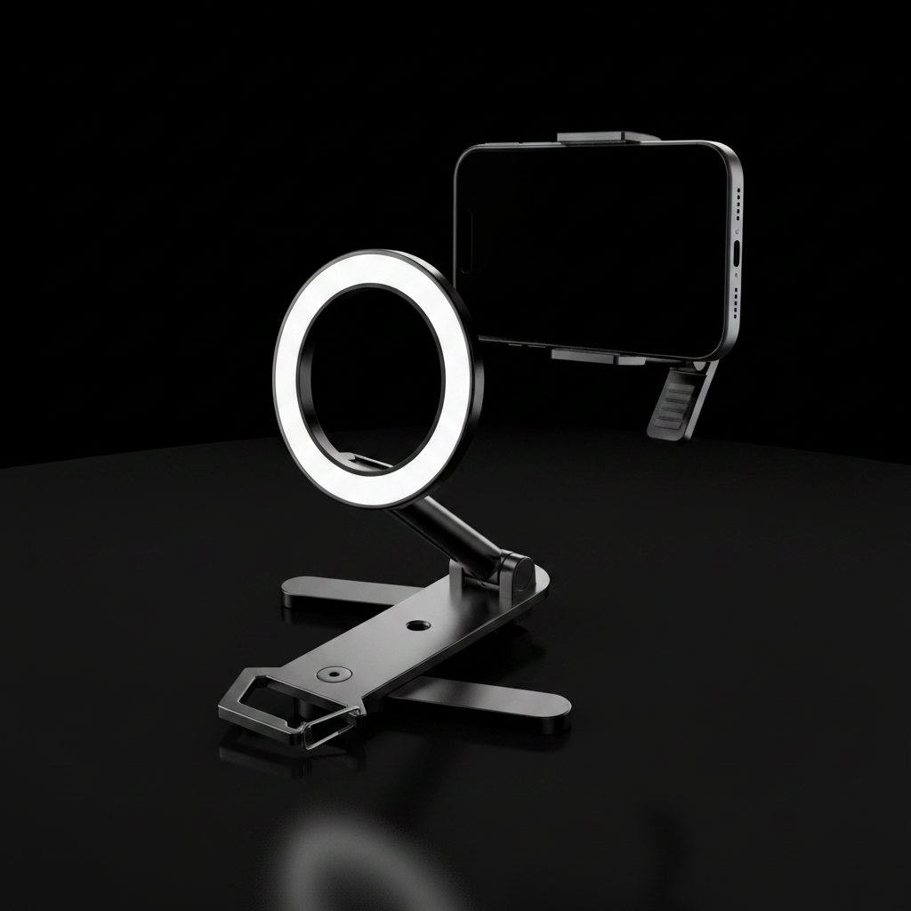 Mini trépied - fond noir